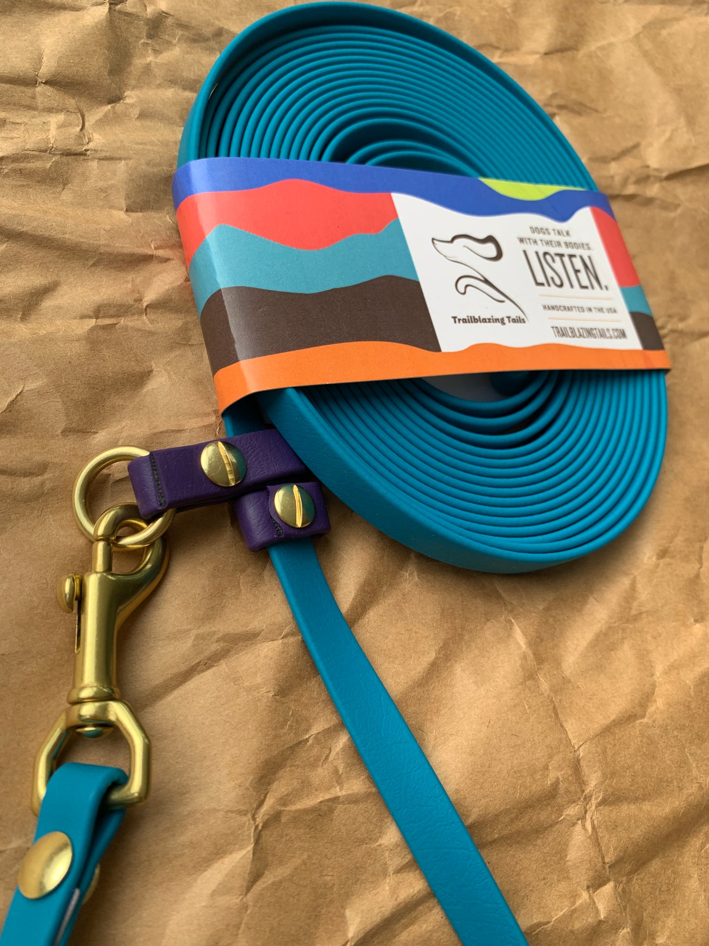 Trailblazing Tails: The Shadow Long Line with SLIDE TAB HANDLE (1/2 inch/The Big Dog)