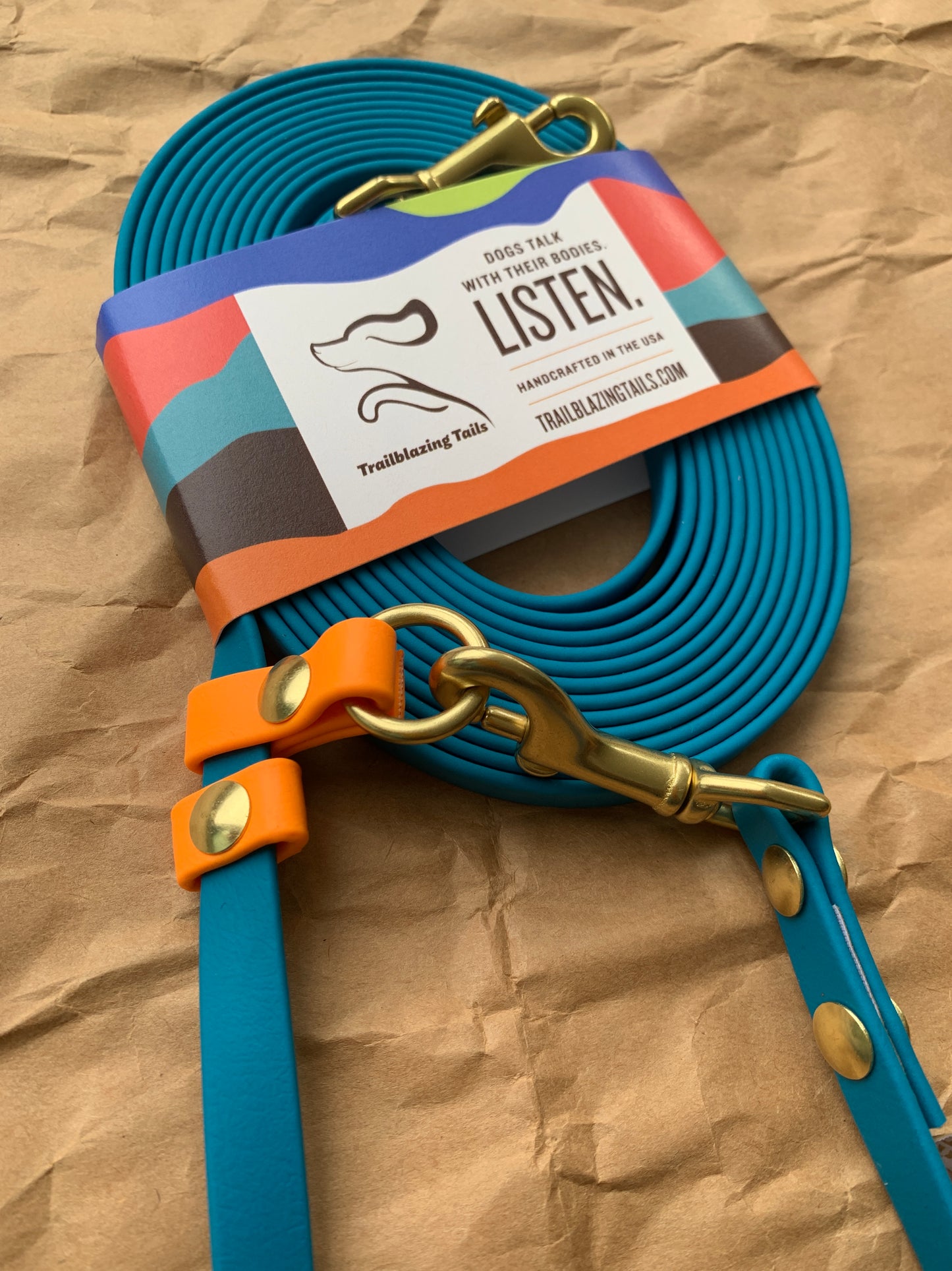 Trailblazing Tails: The Shadow Long Line with SLIDE TAB HANDLE (1/2 inch/The Big Dog)