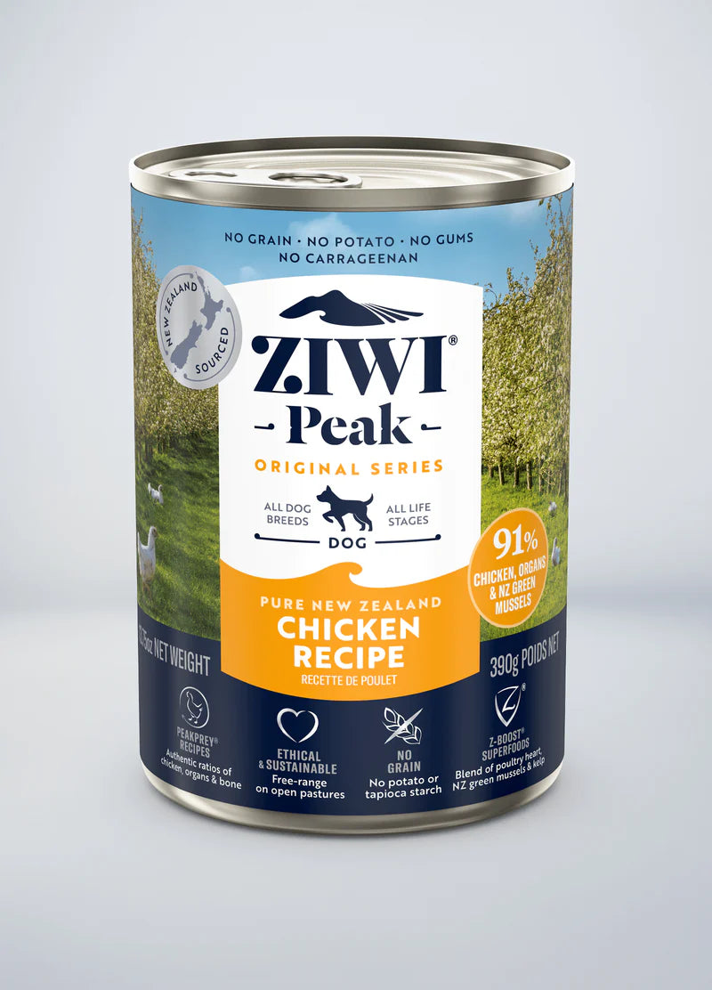 ZIWI Peak Canned Chicken Recipe for Dogs