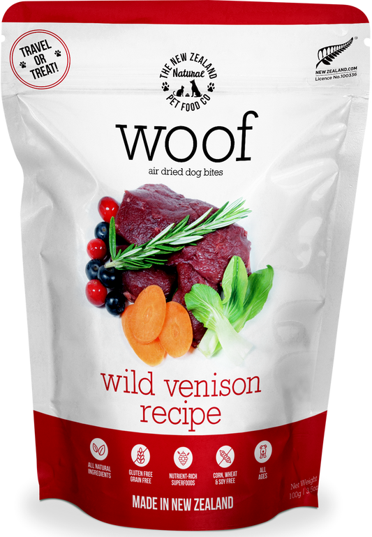 Your Whole Dog's Air Dried Venison Dog Food is a healthy food option for your beloved pet. Made with venison sourced from New Zealand, this dog food is packed with nutritious ingredients to support your dog's