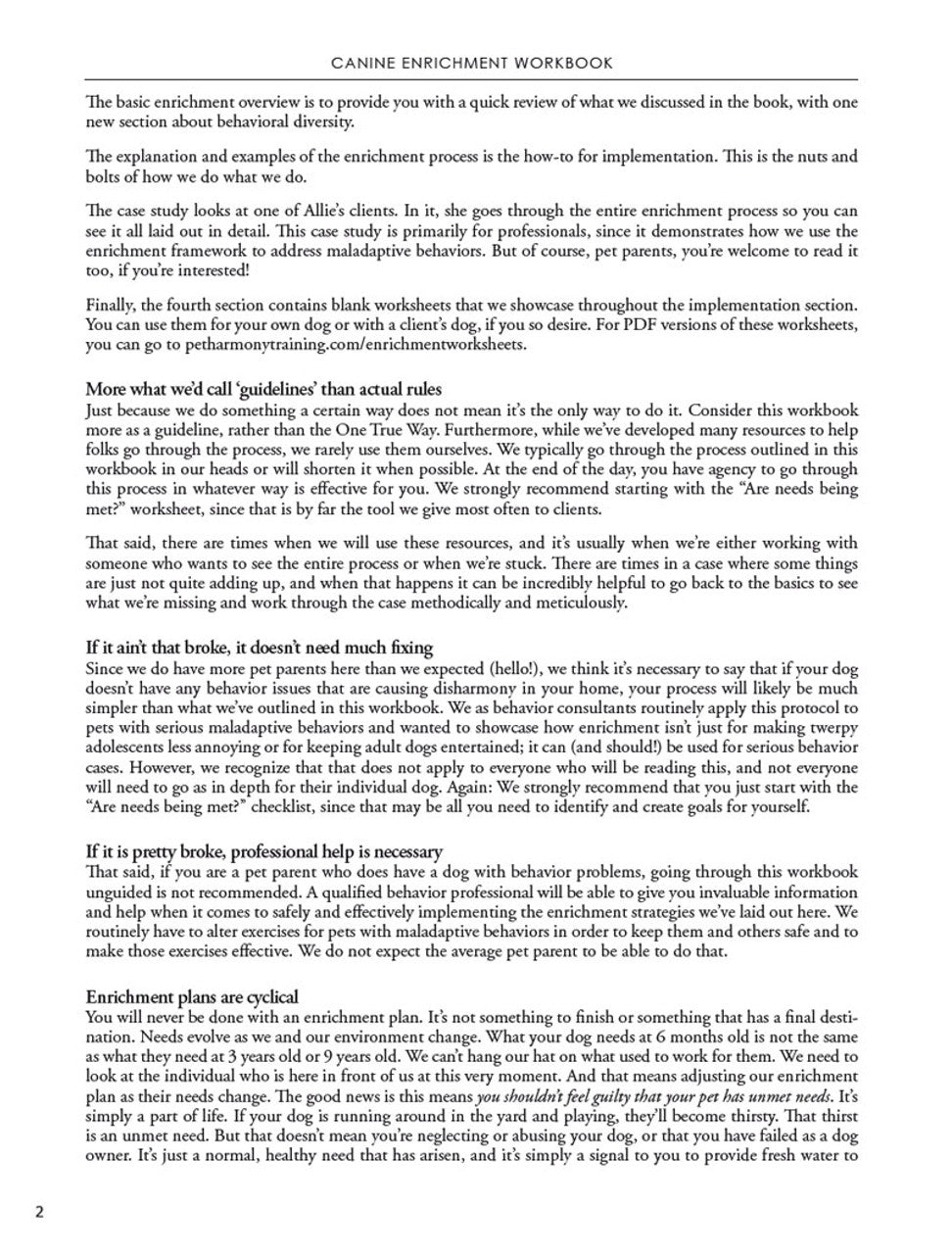 Book: Canine Enrichment for the Real World Workbook