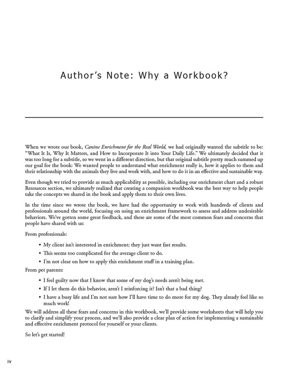 Book: Canine Enrichment for the Real World Workbook