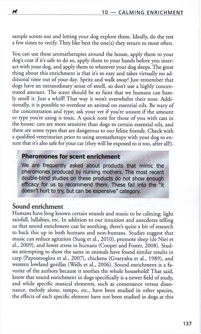 A page from "Book: Canine Enrichment for the Real World: Making It a Part of Your Dog's Daily Life" by Your Whole Dog exploring the real world of a dog's daily life.