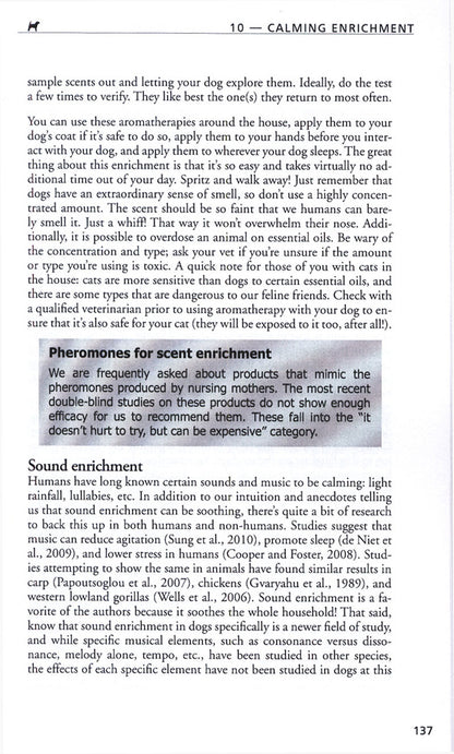 A page from "Book: Canine Enrichment for the Real World: Making It a Part of Your Dog's Daily Life" by Your Whole Dog exploring the real world of a dog's daily life.