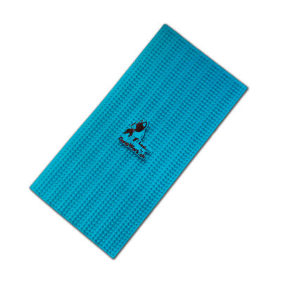 The Flexiness SensiMat (V1-V2-V3) from Flexiness Canine Fitness Equipment is a blue rectangular non-slip yoga mat with a small fish logo and "Eco-Friendly TPE" text, designed for optimal tactile stimulation and stability to ensure a secure grip during your practice.