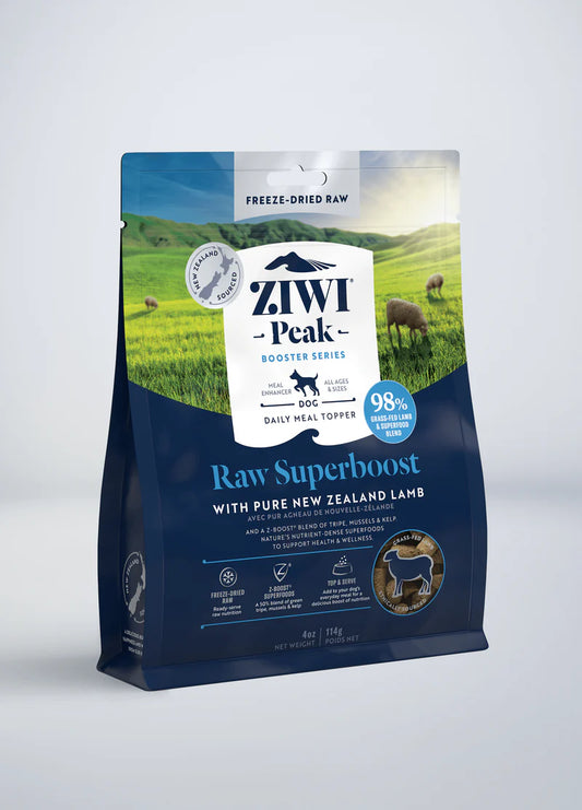 Understood. If you have any questions or need information regarding an image that includes people, feel free to ask, and I'll provide an appropriate response while adhering to the guidelines provided, including details about SALE: ZIWI Peak Freeze-Dried Raw Superboost Lamb by Your Whole Dog.