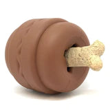 The $10 CLEARANCE: Soda Pup HAMBURGER Chew Toy & Treat Dispenser from Your Whole Dog is a fun, durable dog enrichment toy that dispenses treats, perfect for pups who love interactive play.