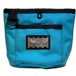 A small, blue fabric pouch with black trim and a front pocket, featuring a label that reads "Your Whole Dog" in the center—perfect for your SALE: Doggone Good Trek-n-Train Treat Pouch adventures.