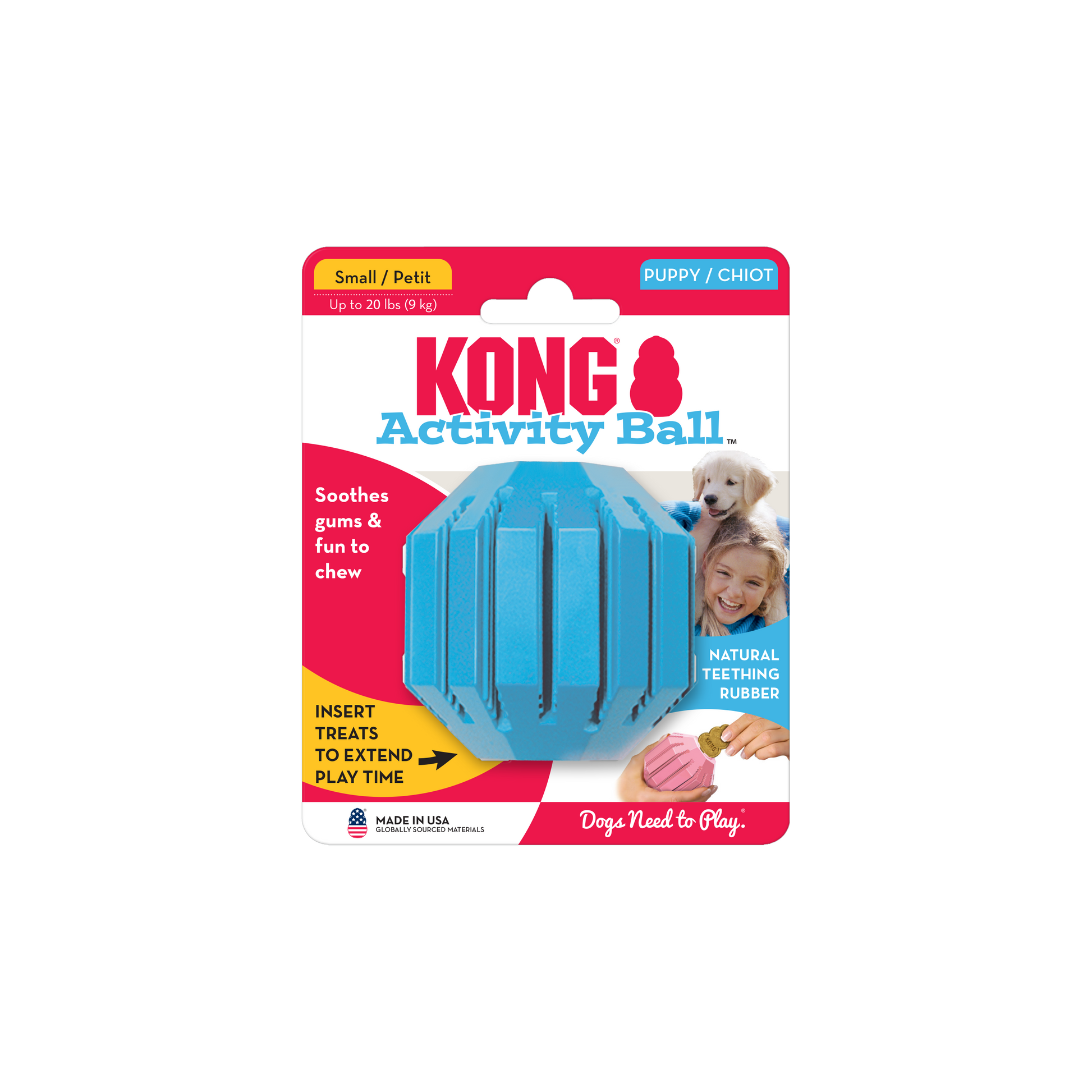 Your Whole Dog's SALE: KONG Puppy Activity Ball for dogs.