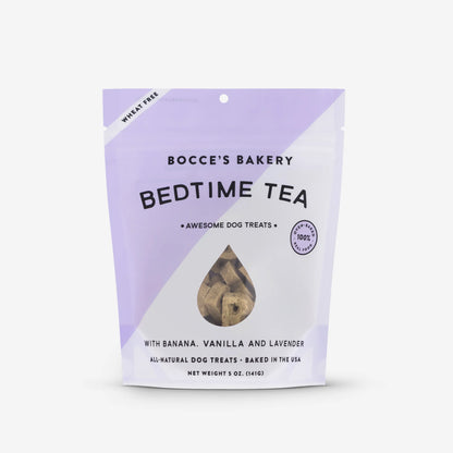 Your Whole Dog's Bocce's Bakery: Bedtime Tea Biscuits (5oz/141g) are the perfect solution for stressed-out pup parents or insomniacs. This soothing and calming tea will help you relax and unwind after a long day. Pair it with our
