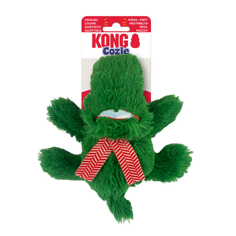 CLEARANCE KONG Holiday Cozie Alligator Dog Toy Your Whole Dog