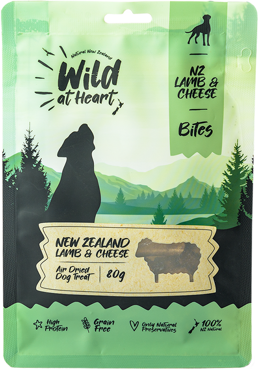 Your Whole Dog: Wild at Heart Lamb and Cheese Bites dog treat.