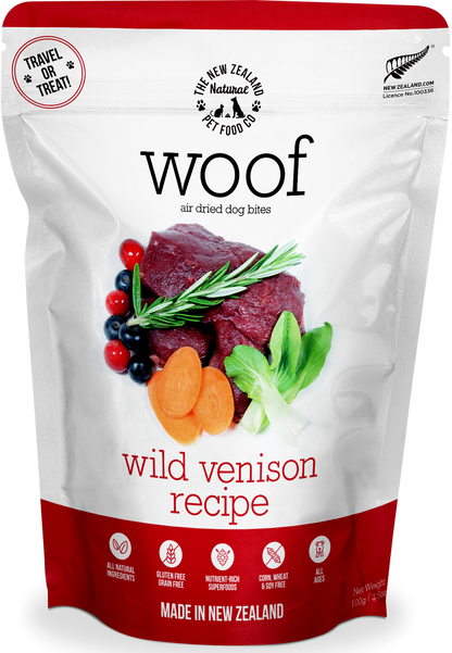 Your Whole Dog's Air Dried Venison Dog Food is a healthy food option for your beloved pet. Made with venison sourced from New Zealand, this dog food is packed with nutritious ingredients to support your dog's