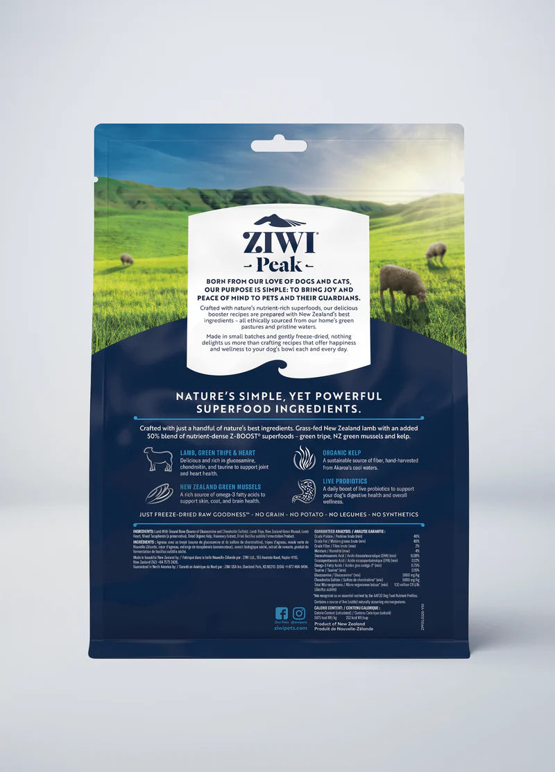 Understood, I will follow these guidelines when answering questions or making statements about images with people. If you have any SALE: ZIWI Peak Freeze-Dried Raw Superboost Lamb-related images you'd like to discuss or have questions about, feel free to contact Your Whole Dog.