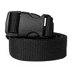 Black nylon webbing belt with a quick-release buckle and an optional Doggone Good: Rapid Rewards Treat Pouch from Your Whole Dog.