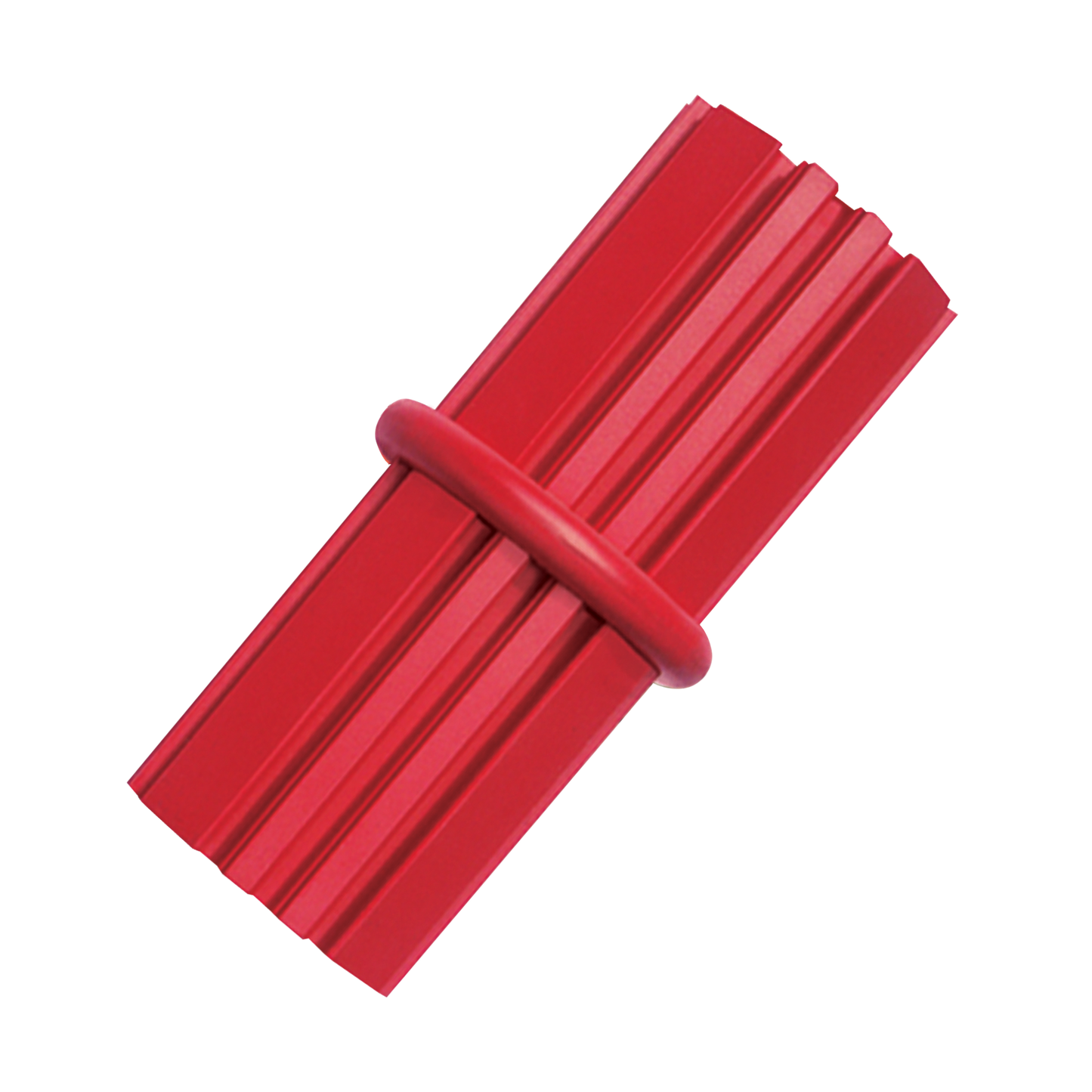 A red plastic SALE: KONG Dental Stick with a red handle designed to promote healthy teeth and gums by Your Whole Dog.