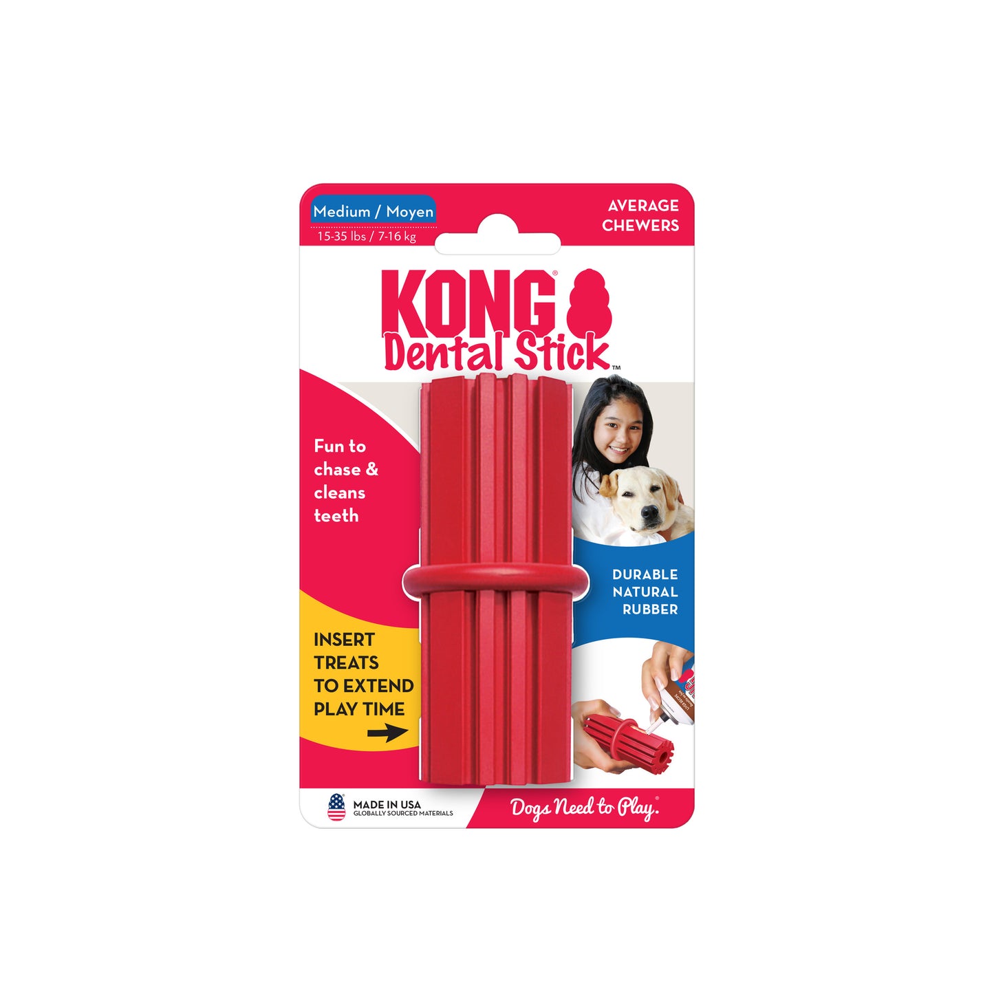 Introducing the SALE: KONG Dental Stick, an innovative dental care solution for dogs that effectively promotes healthy teeth and gums from Your Whole Dog.