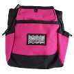 Pink and black insulated lunch bag with a front label, side pockets, and a Your Whole Dog: Rapid Rewards Training Pouch option.